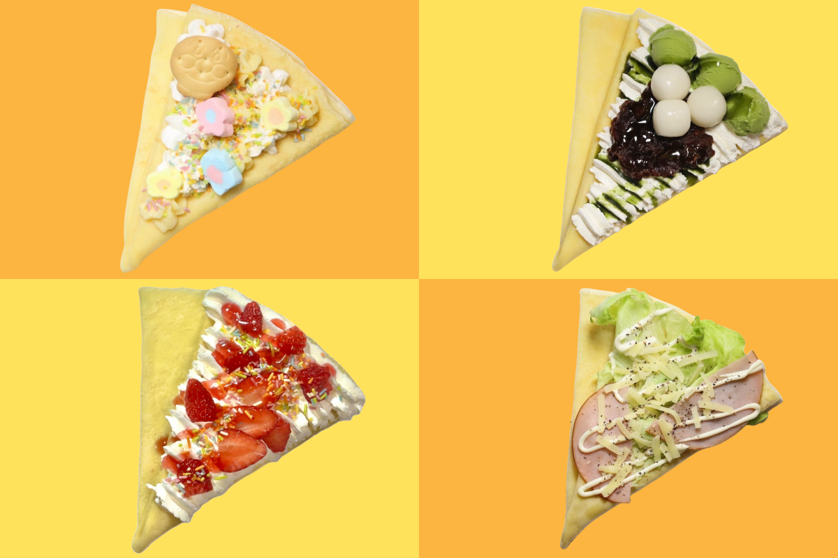 定番から変わり種まで!自慢のクレープラインナップ